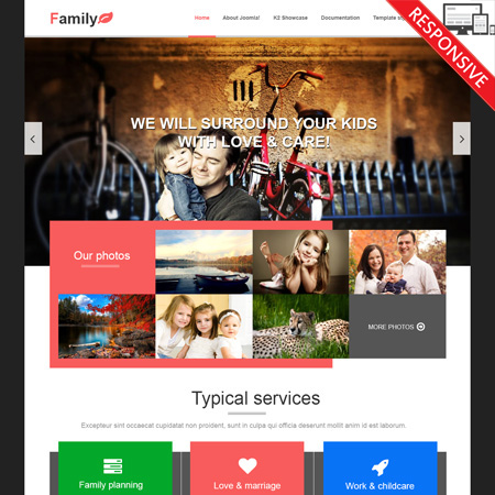 VTEM Family - Download Responsive Joomla Template