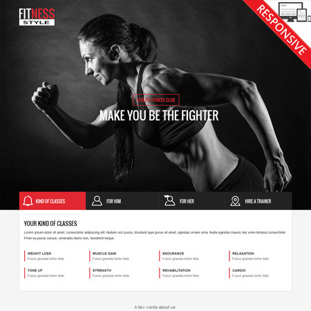 VTEM Fitness - Download Responsive Joomla Template