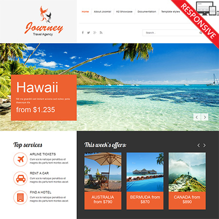 VTEM Journey - Download Responsive Joomla Template