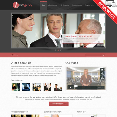 VTEM LawAgency - Download Responsive Joomla Template