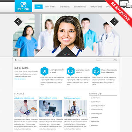 VTEM Medical - Download Responsive Joomla Template