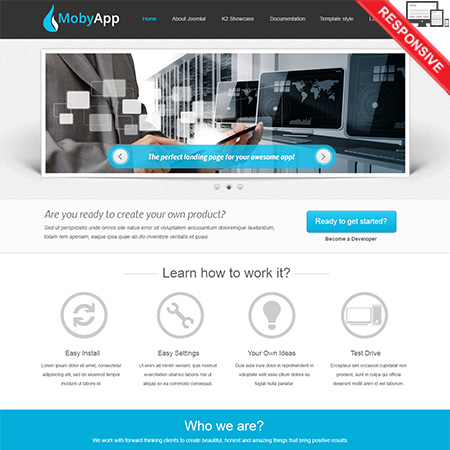 VTEM MobyApp - Download Responsive Joomla Template