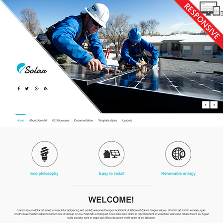 VTEM Solar - Download Responsive Joomla Template