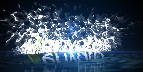 Water Splash Logo Intro - Download Videohive 4096823