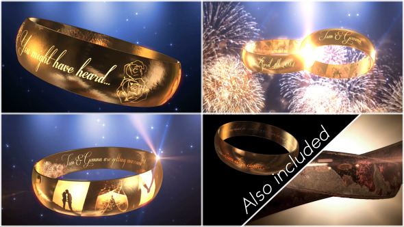 Wedding Ring Invitation - E3D - Download Videohive 6539665