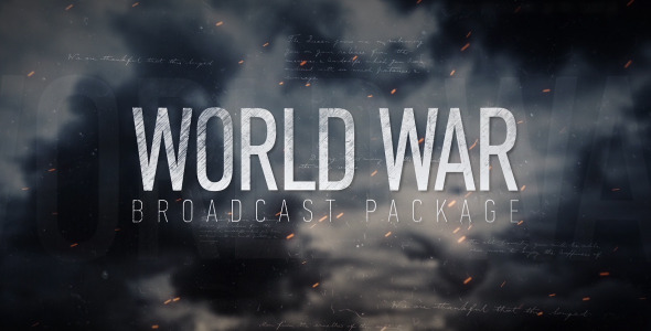 World War Broadcast Package - Download Videohive 12906648