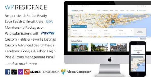 WP Residence v1.09.1 – Real Estate WordPress Theme Download Free