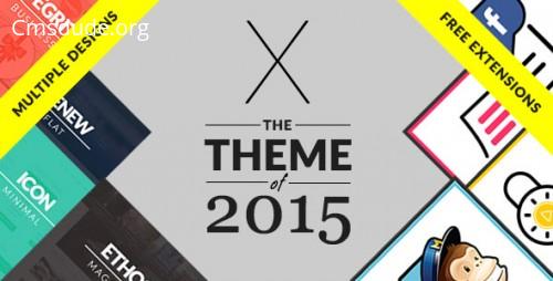 X v3.1.1 – Themeforest Premium WordPress Theme Download Free