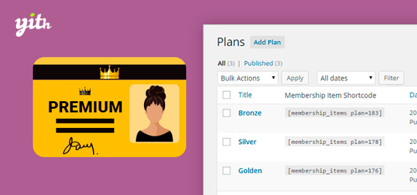 YITH WooCommerce Membership Download Plugin