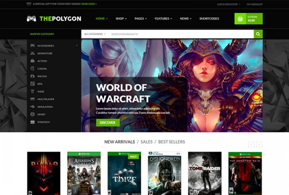 YIThemes The Polygon Download WordPress Theme