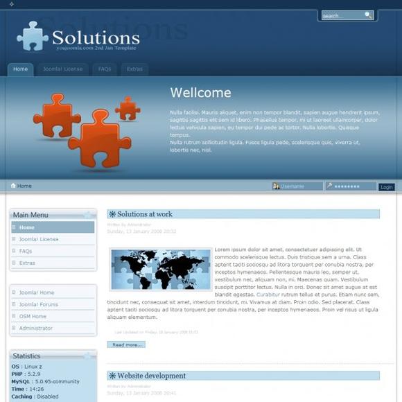 YJ Solutions - Download Colorful and simple