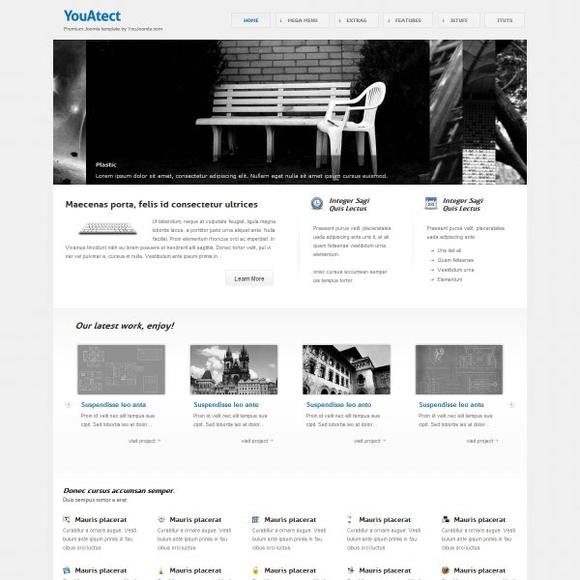 YJ YouAtect- Download Architect Portfolio Joomla Template