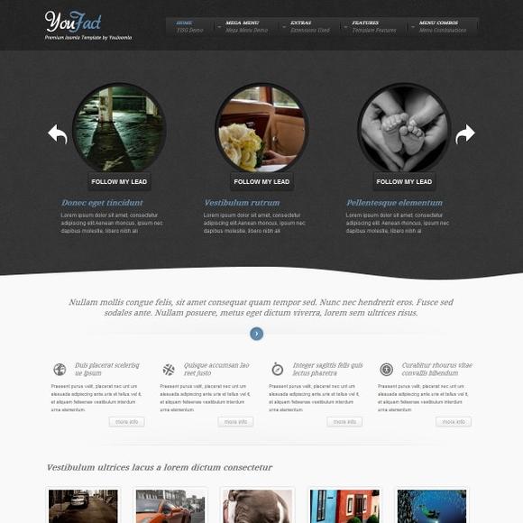 YJ YouFact- DownloadBlog Joomla Template