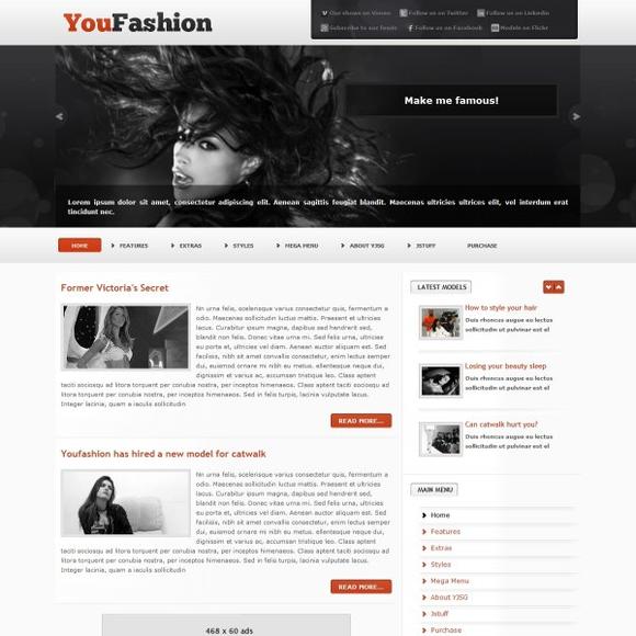 YJ YouFashion - Download Fashion Joomla Template