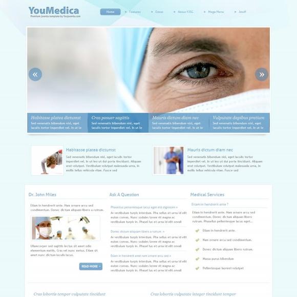 YJ Youmedica - Download Medical Joomla Template