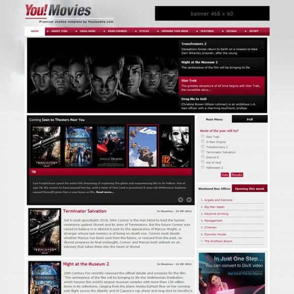 YJ Youmovies - Download Joomla Movies Portal