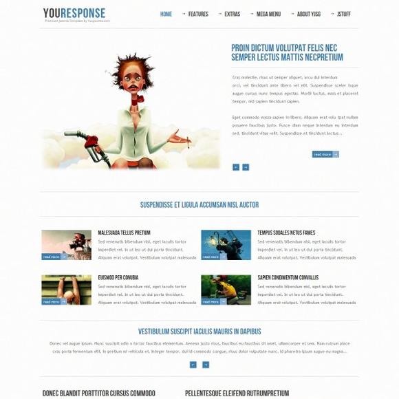 YJ Youresponse - Download Responsive Joomla Template