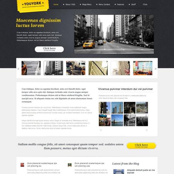 YJ Youyork - Download City Portal Joomla Template