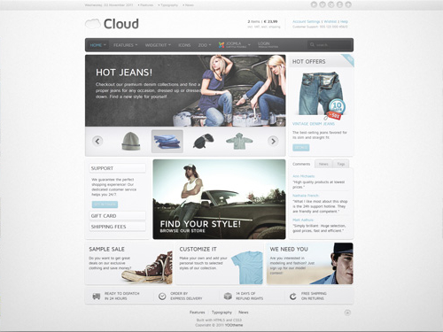 YooTheme Cloud - Download Joomla Responsive Template