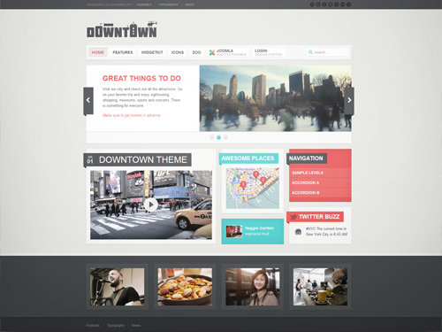 YooTheme Downtown - Download Responsive WordPress Theme