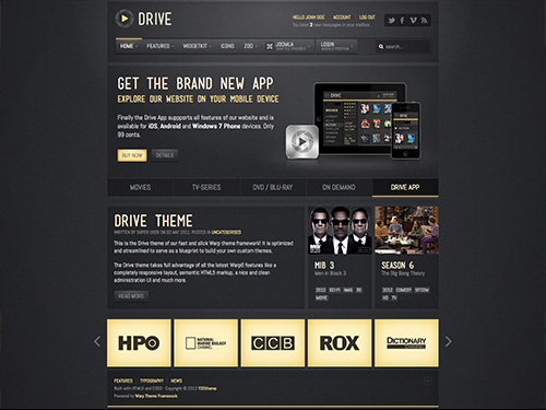 YooTheme Drive - Download Joomla Responsive Template