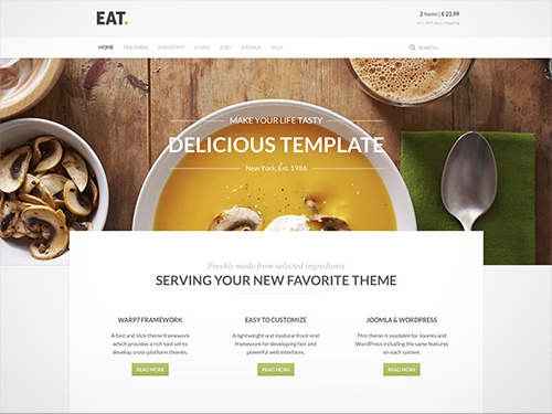 YooTheme Eat - Download Responsive WordPress Theme