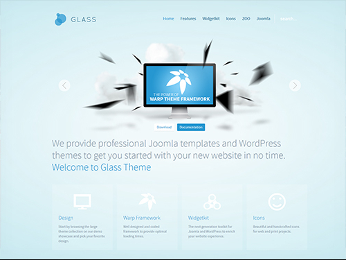 YooTheme Glass - Download Responsive WordPress Theme