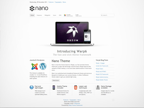 YooTheme Nano - Download Responsive WordPress Theme