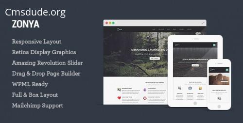 Zonya – Multipurpose Responsive WordPress Theme Download Free