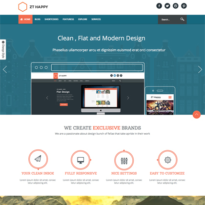 ZT Happy - Download Responsive Joomla Business Template